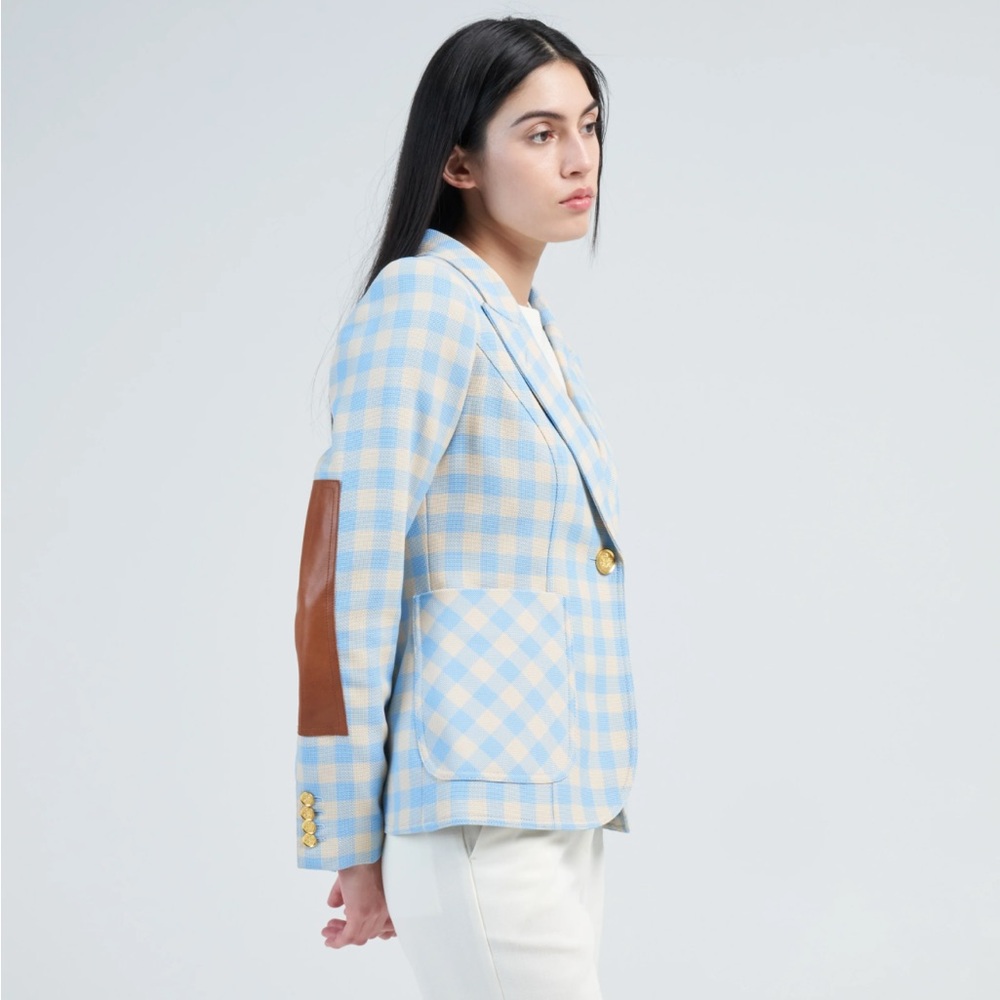 Smythe Duchess Leather Elbow Patch Blazer - image 3